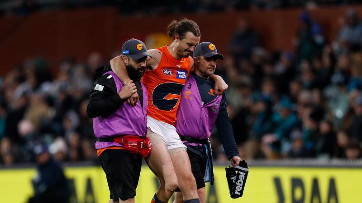 GWS veteran will be sidelined because of a hamstring injury.