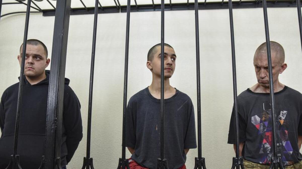 Three men captured fighting for Ukraine will appeal death sentences.