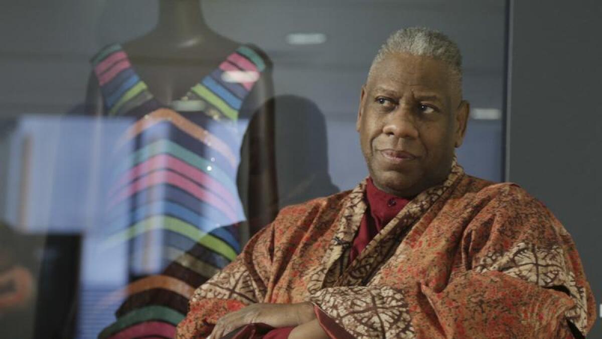 André Leon Talley, a former editor at large for Vogue magazine.