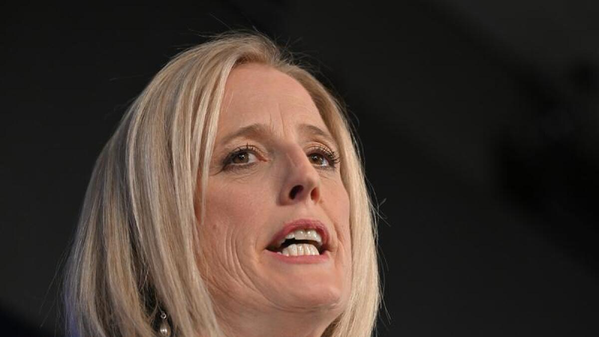 Minister for Finance Katy Gallagher.