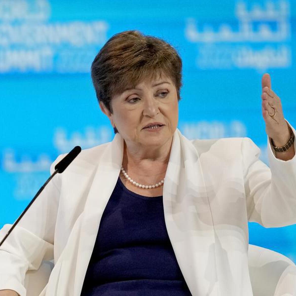 International Monetary Fund chief Kristalina Georgieva.