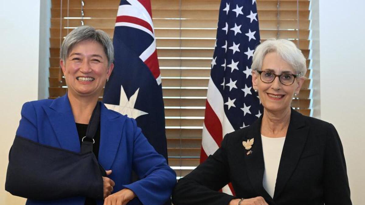 Foreign Minister Penny Wong US Deputy Secretary of State Wendy Sherman