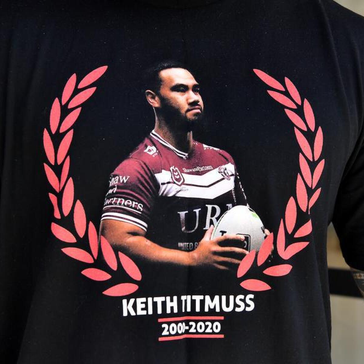 T-shirt in memory of Keith Titmuss (file image)