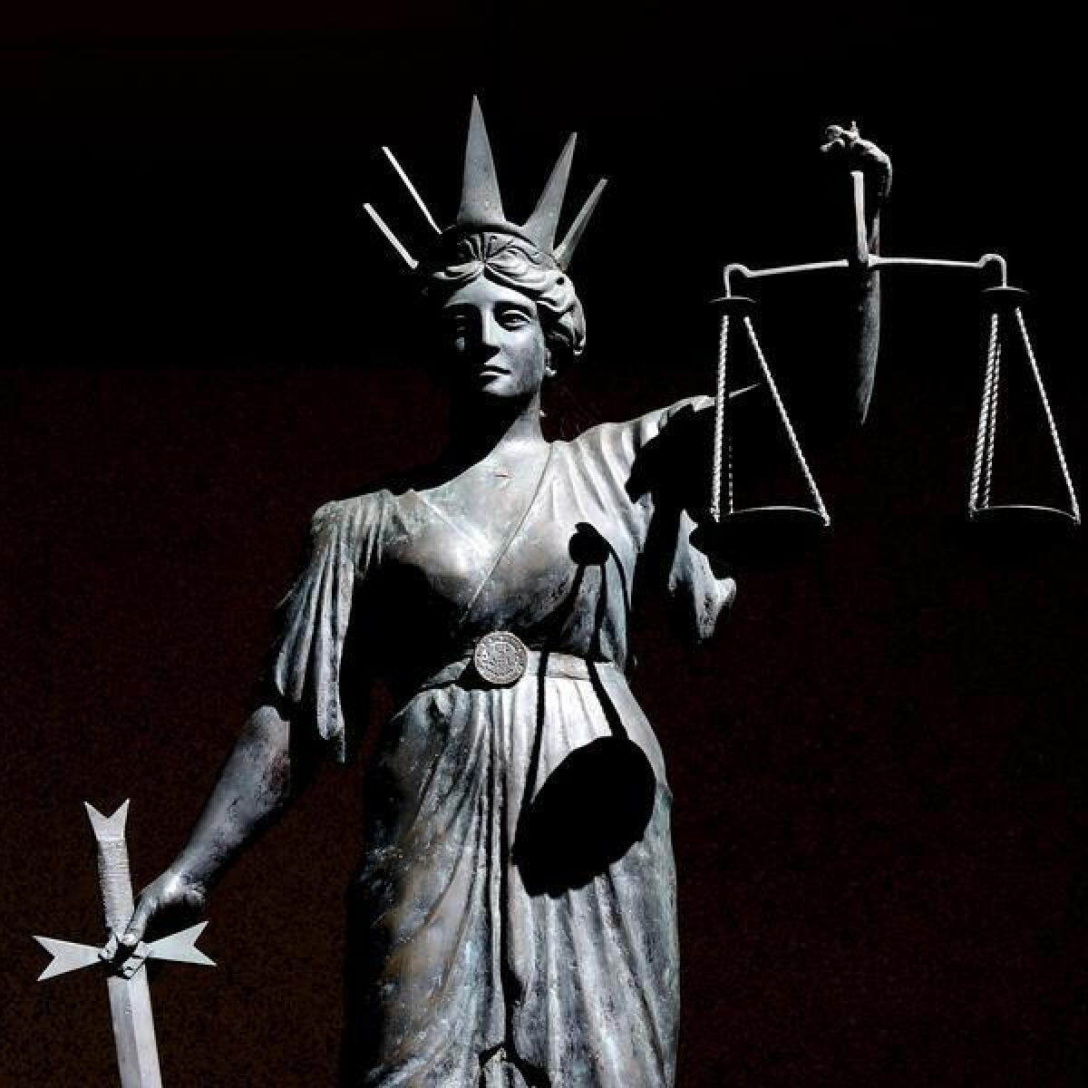 Statue of 'Lady Justice' or Themis (file image)