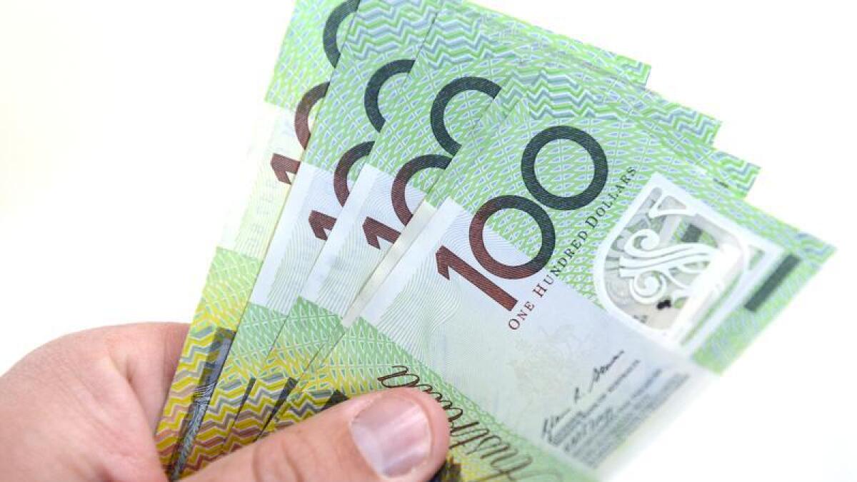 Australian $100 notes (file image)