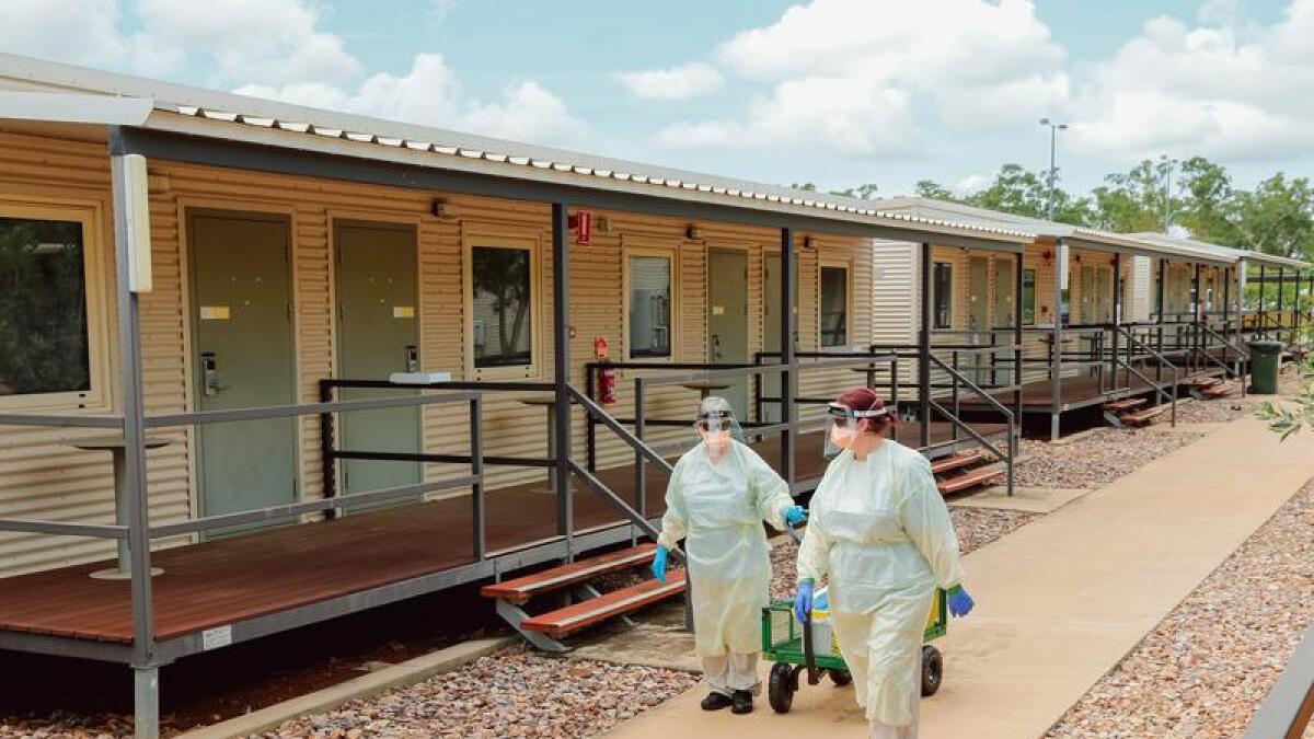 The NT's quarantine facility at Howard Springs.