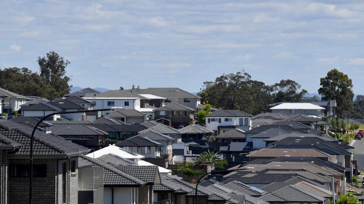 Rows of houses in Sydney