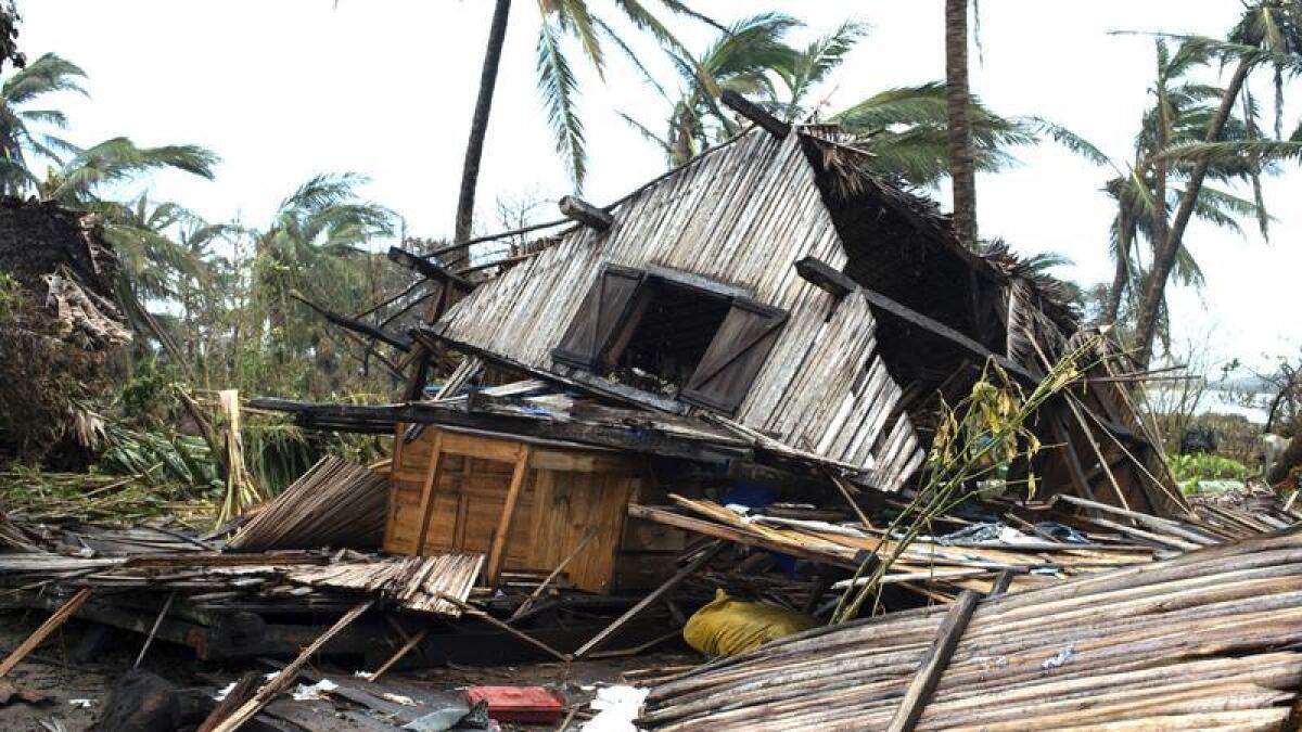 Cyclone destruction in Madagascar