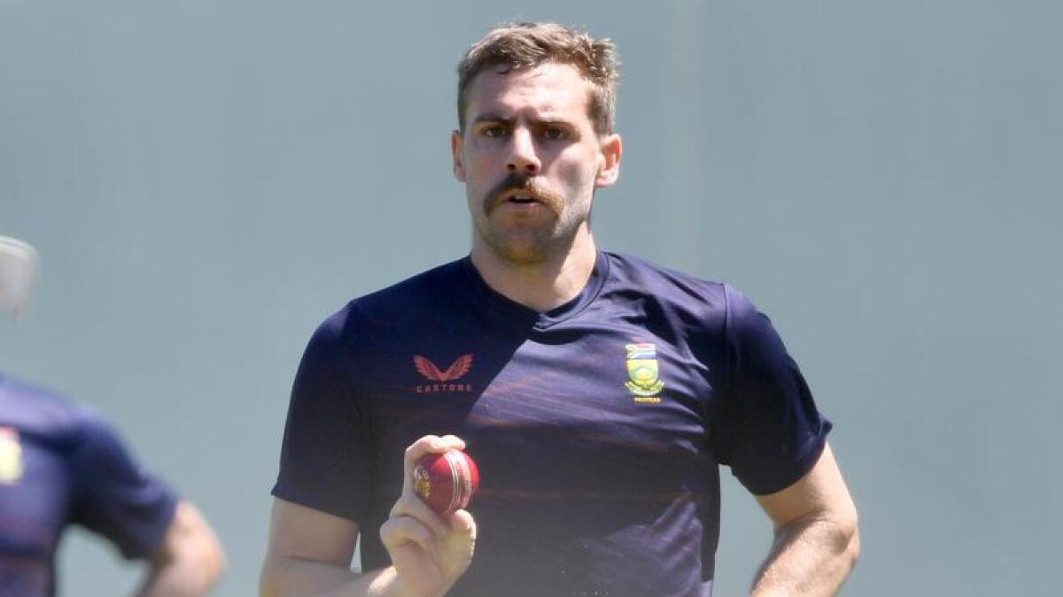 South Africa bowler Anrich Nortje. 