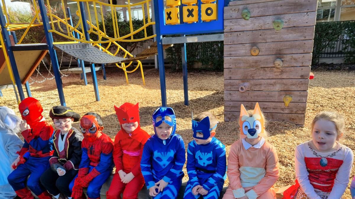 Some SmartPlay Early Learning Centre students wanted to come to school as their favourite superhero, others came as their favourite cartoon character.