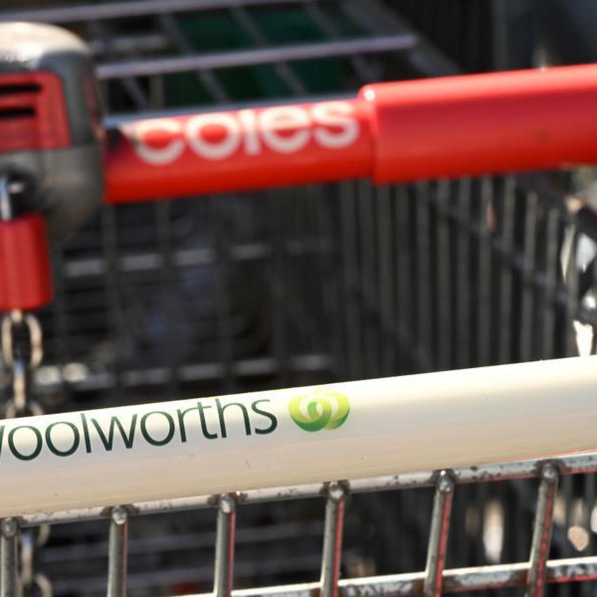Woolworths and Coles
