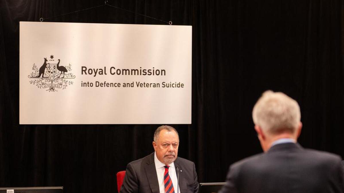 The royal commission into veteran suicide is sitting in Hobart.
