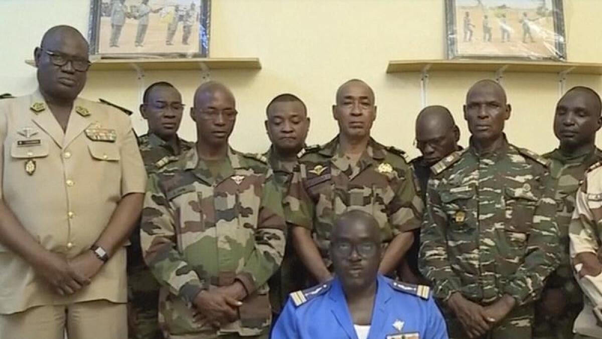 A file photo of the junta in Niger 