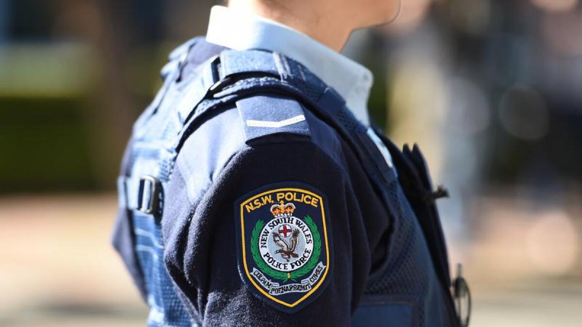 A file photo of a NSW police officer