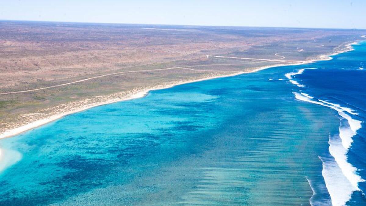 The World Heritage listed Ningaloo Reef in WA