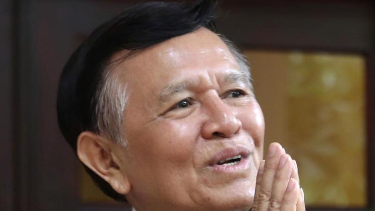 Cambodia National Rescue Party's President Kem Sokha