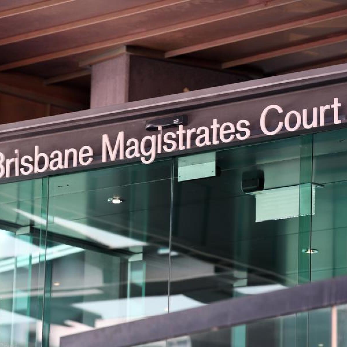 Signage at Brisbane Magistrates Court (file image)