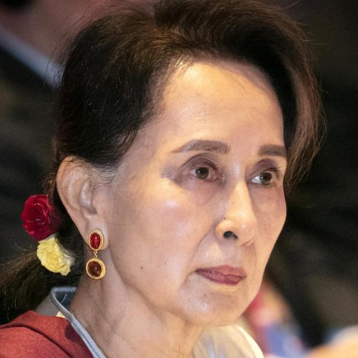 Myanmar's deposed leader Aung San Suu Kyi