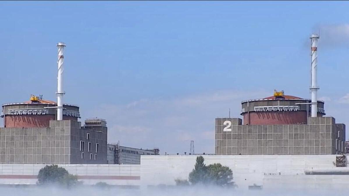 The Zaporizhzhya nuclear plant in Ukraine.