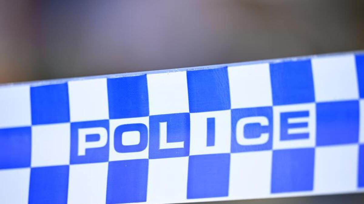 Police tape in Maidstone, Melbourne