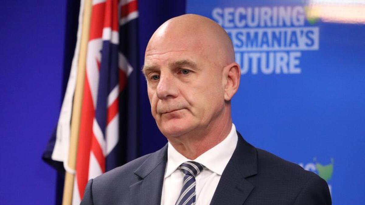 Tasmania Premier Peter Gutwein