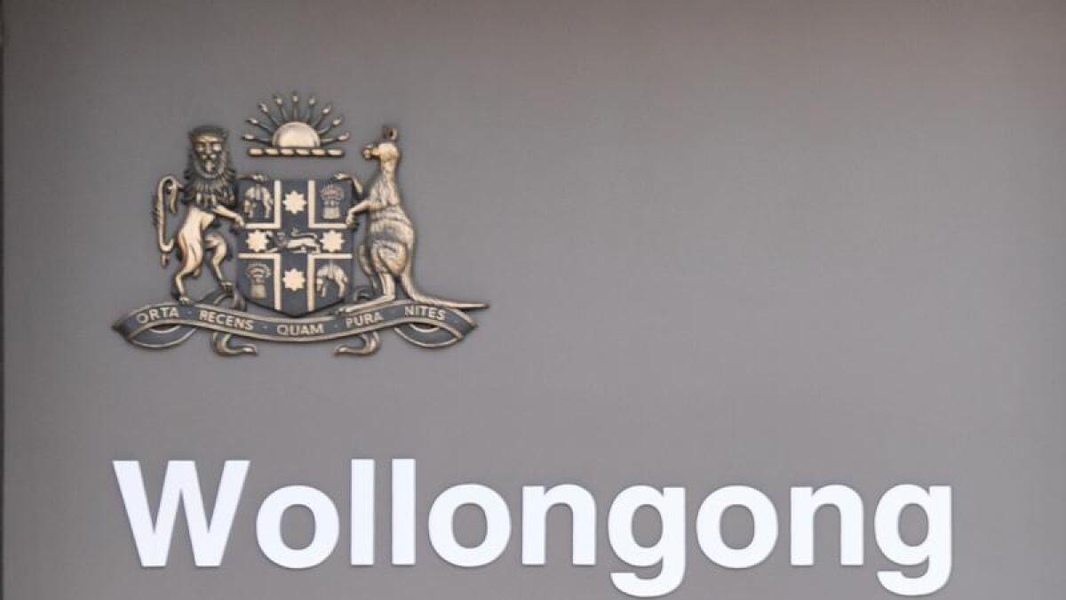 Wollongong Courthouse signage (file image)