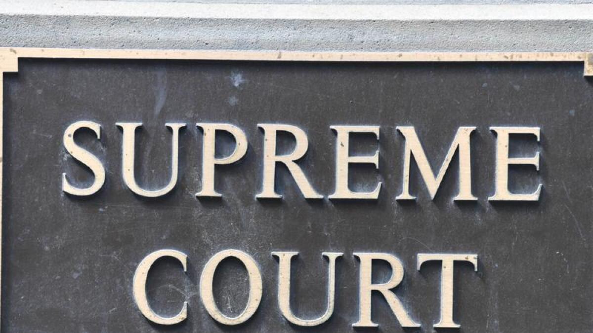 Supreme Court signage (file image)