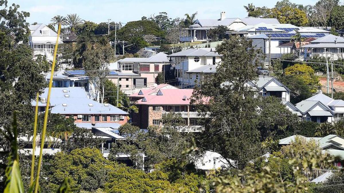 Houses in Brisbane's inner city suburb of Paddington