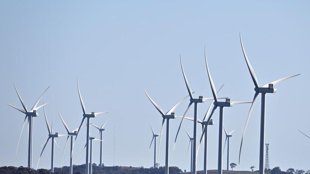 Power-generating windmill turbines