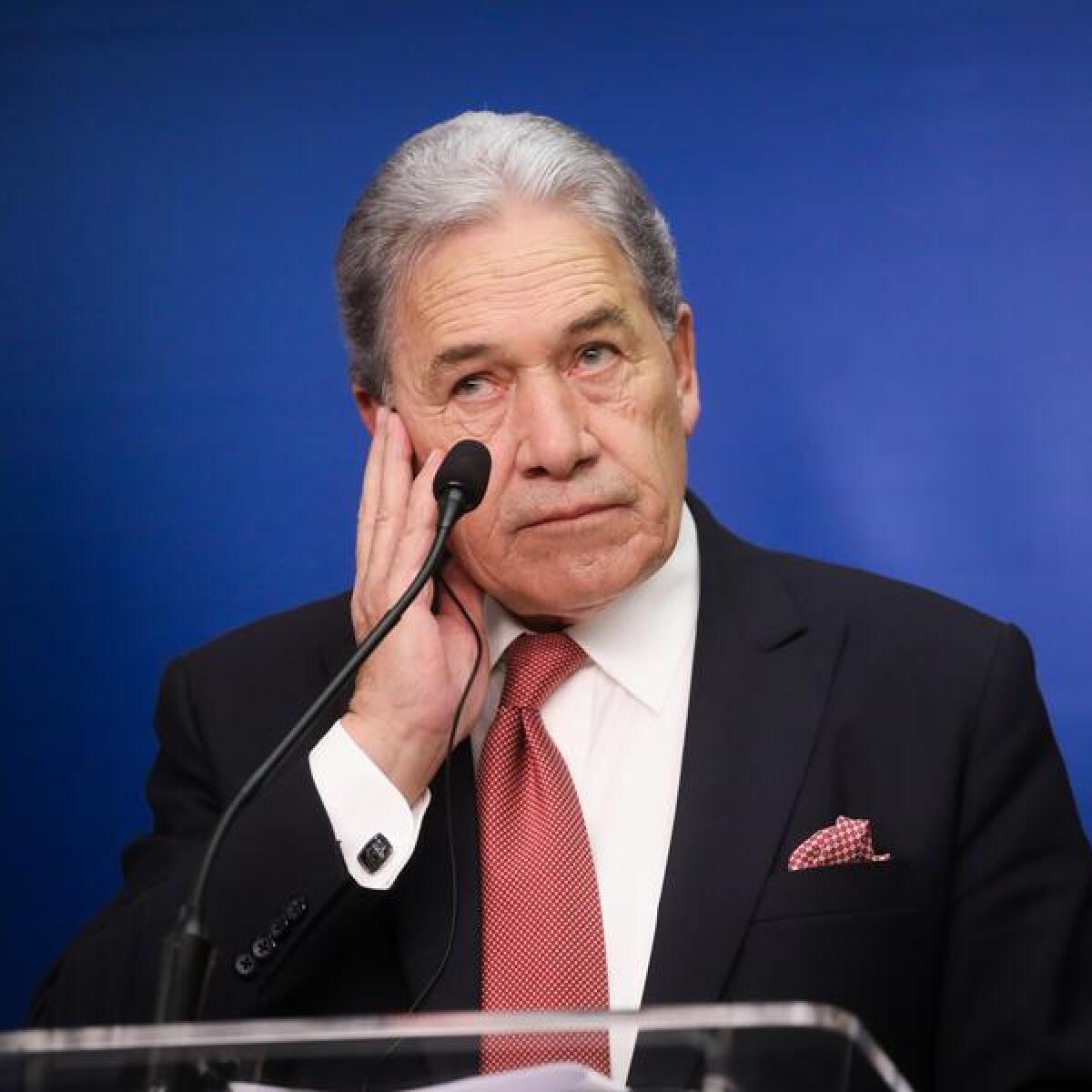 Deputy Prime Minister of New Zealand Winston Peters 