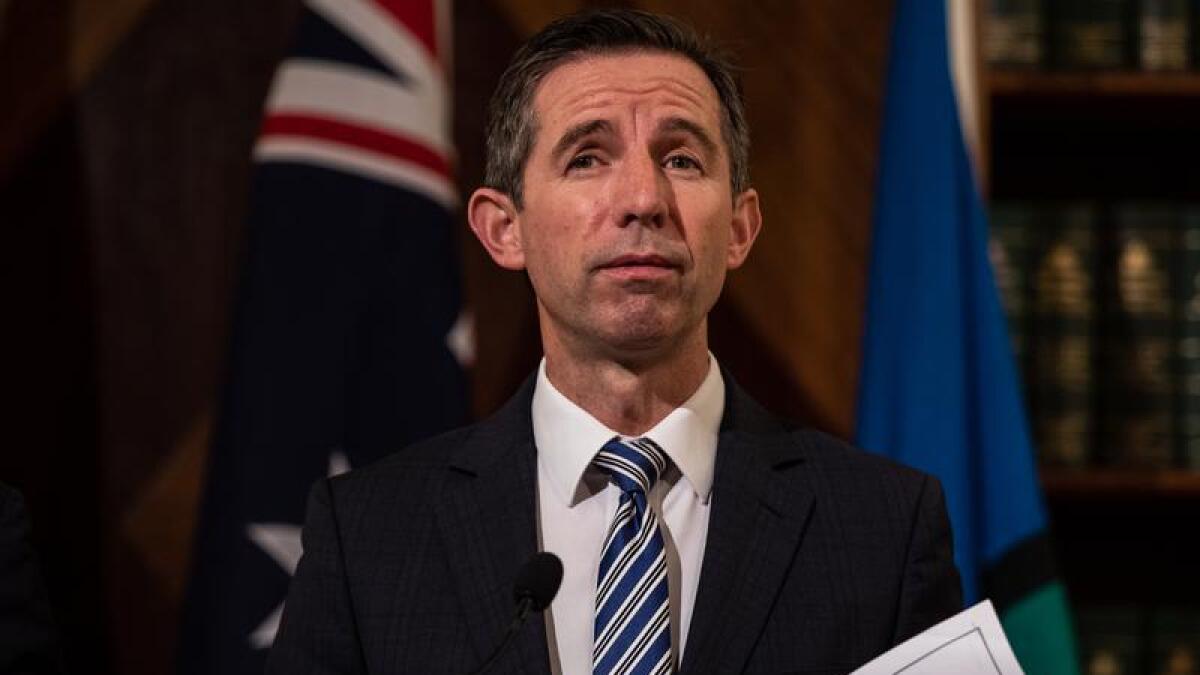 A file photo of Simon Birmingham