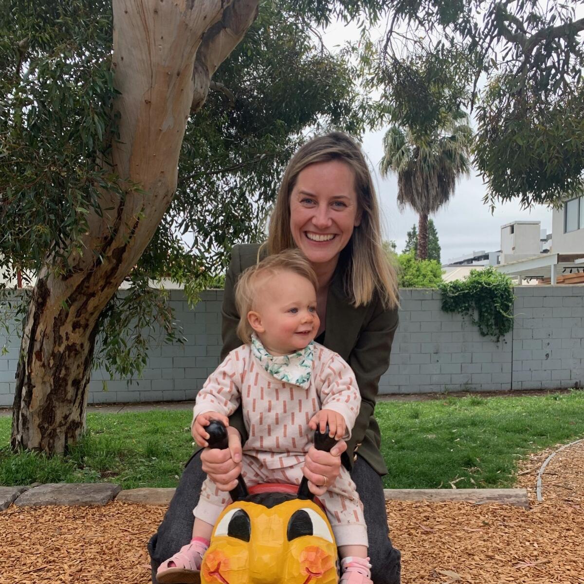 Family first: State Member for Euroa Steph Ryan, pictured with daughter Sunday, will step down at the 2022 election.