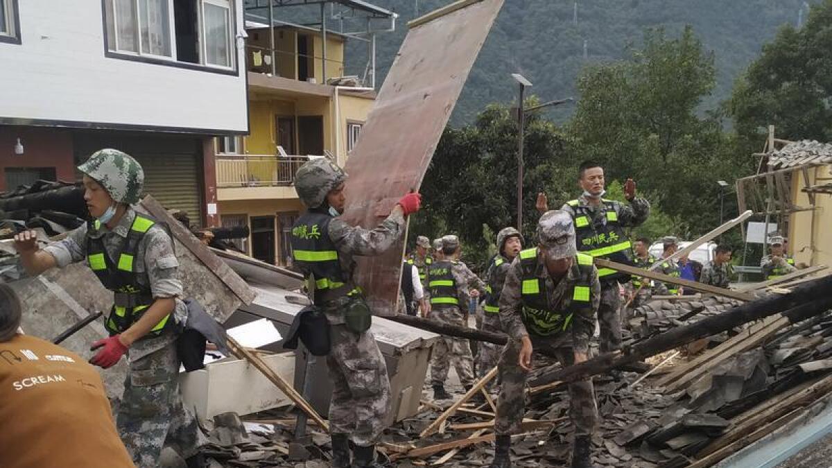 Rescuers in China's Sichuan continue to search for quake survivors.