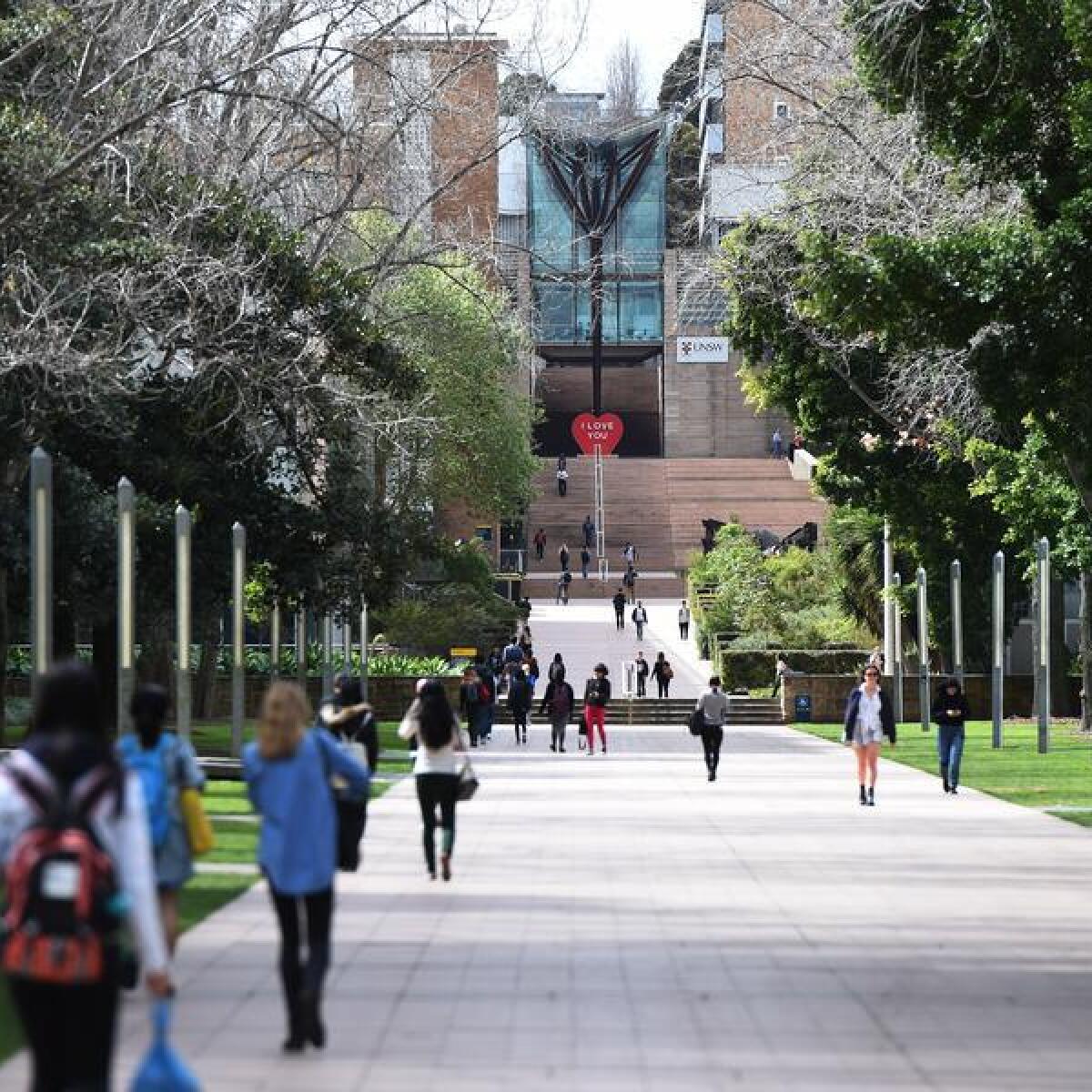 Students at Sydney Uni