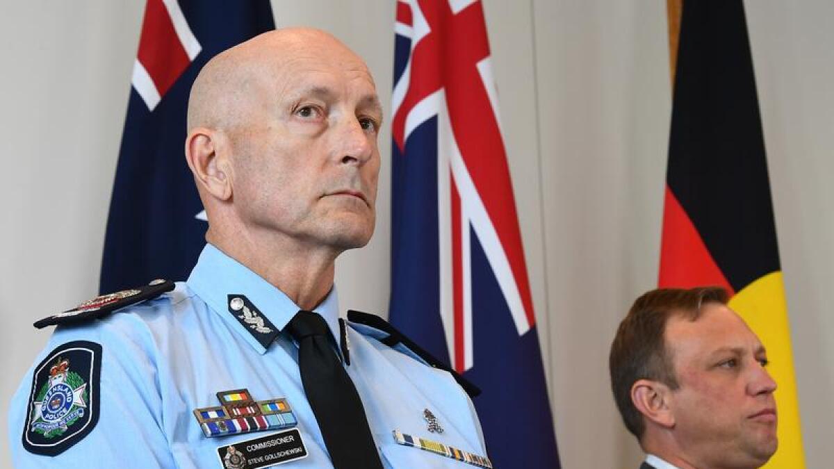 Newly appointed Queensland Police Commissioner Steve Gollshewski.