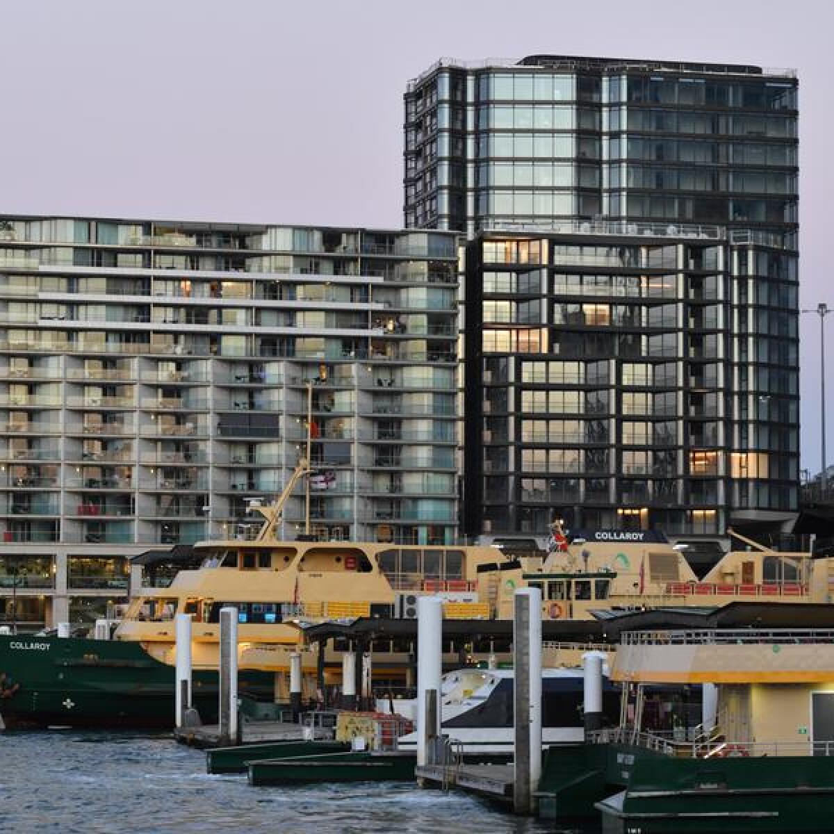 Sydney ferries at Circular Quay.