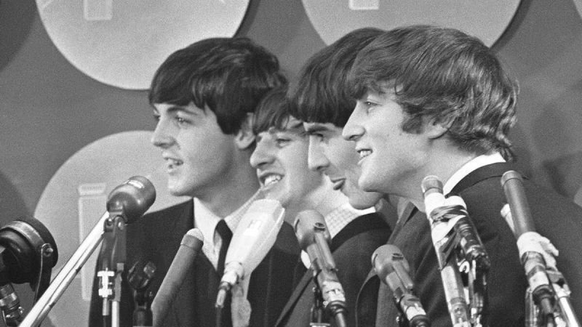 The Beatles in New York in 1964