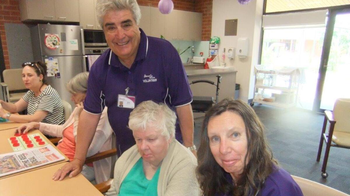 Marg Frankland (right) said volunteering at Benalla Health was an amazing experience.