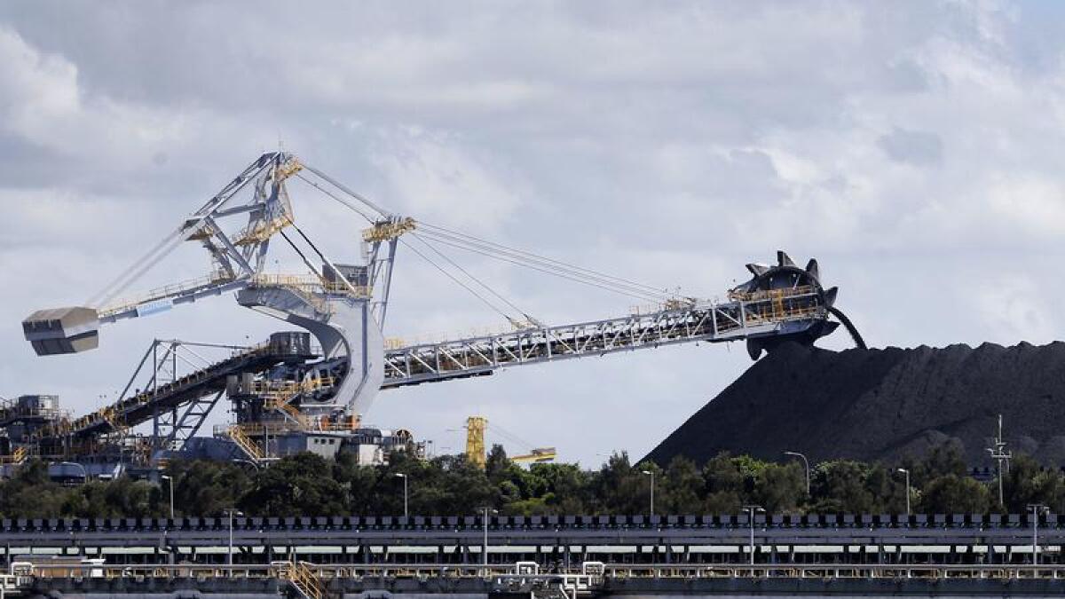 The Kooragang Coal Loader in the Port of Newcastle.