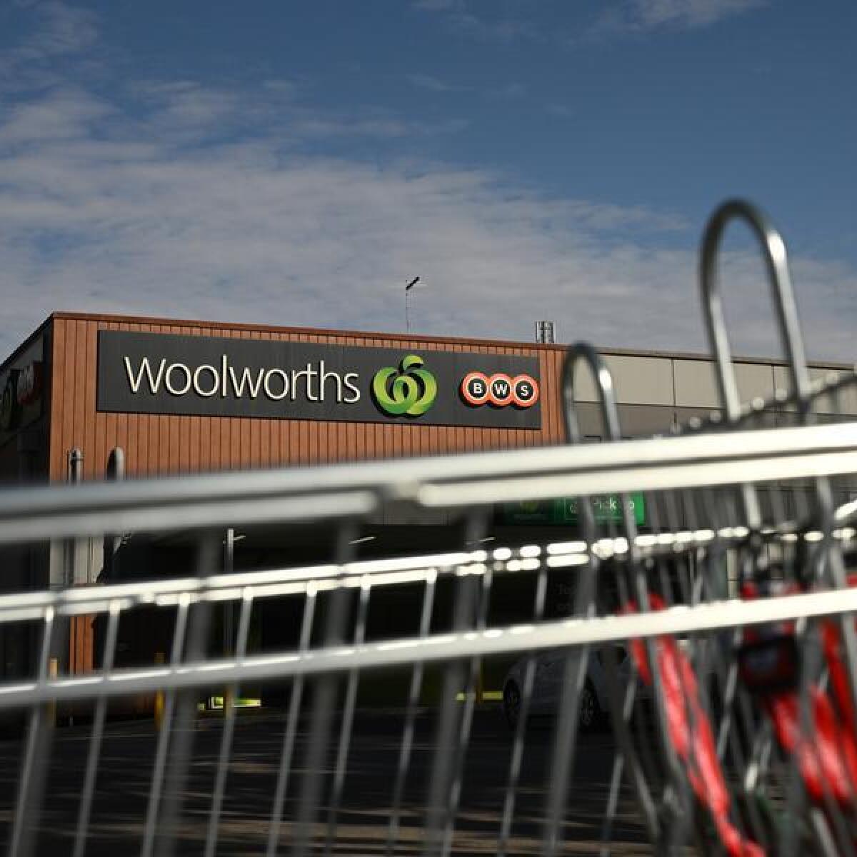Woolworths signage (file image)