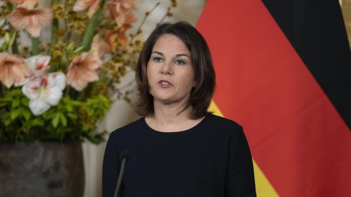German Foreign Minister Annalena Baerbock