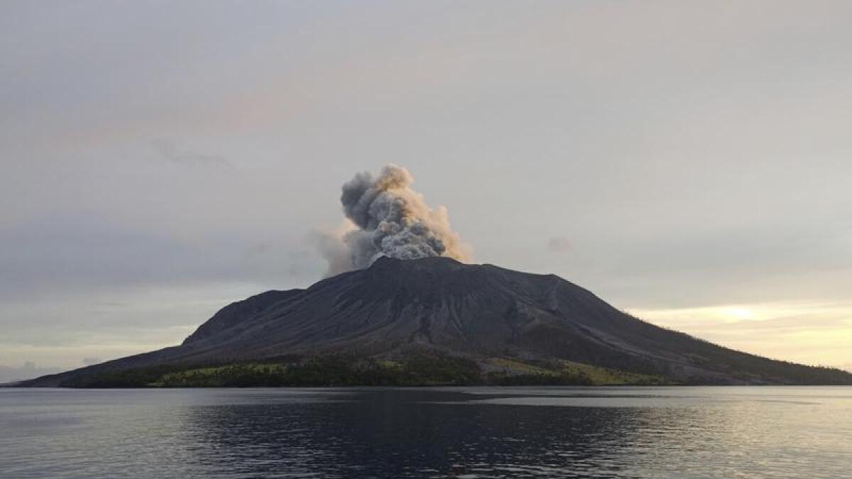 Mount Ruang eruption 