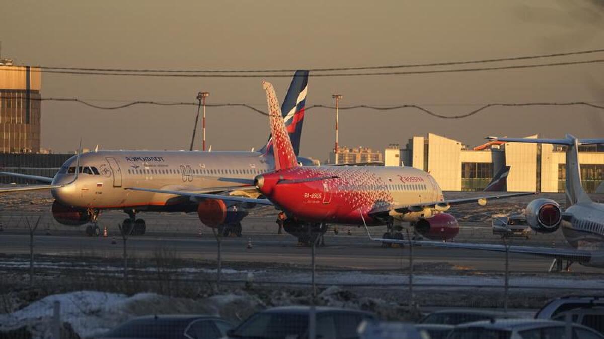 Aeroflot's passengers planes