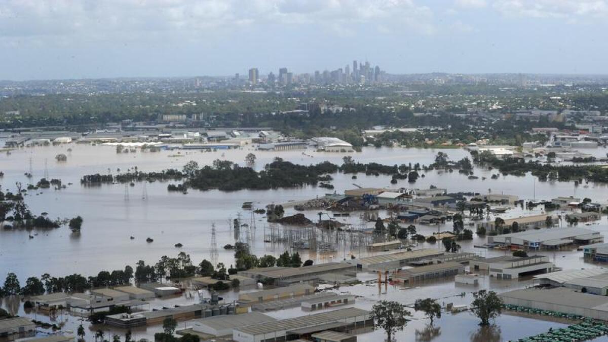 Flooded Brisbane suburb (file image)