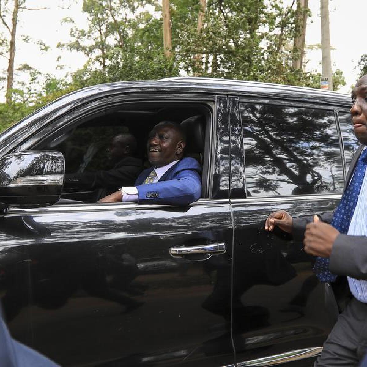 Kenyan presidential candidate William Ruto in Nairobi
