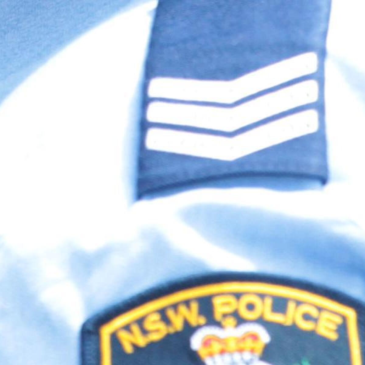 Police sergeant's stripes (file image)