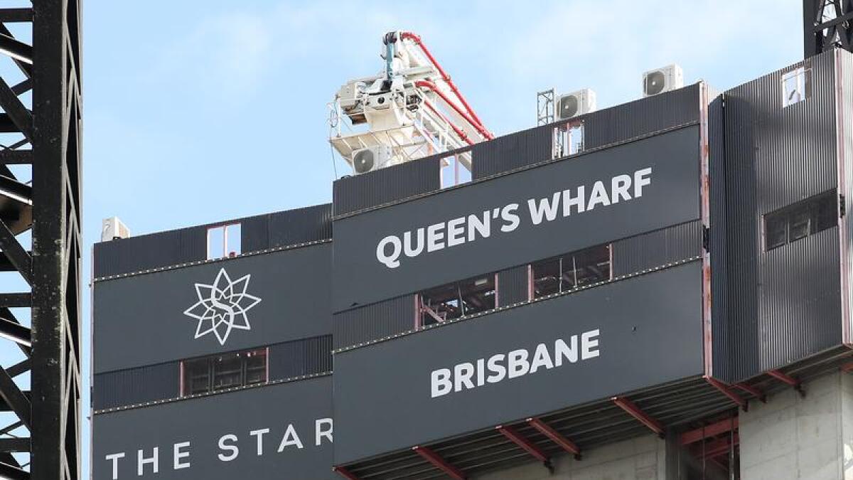 Construction of the Star Casino in Brisbane (file image)