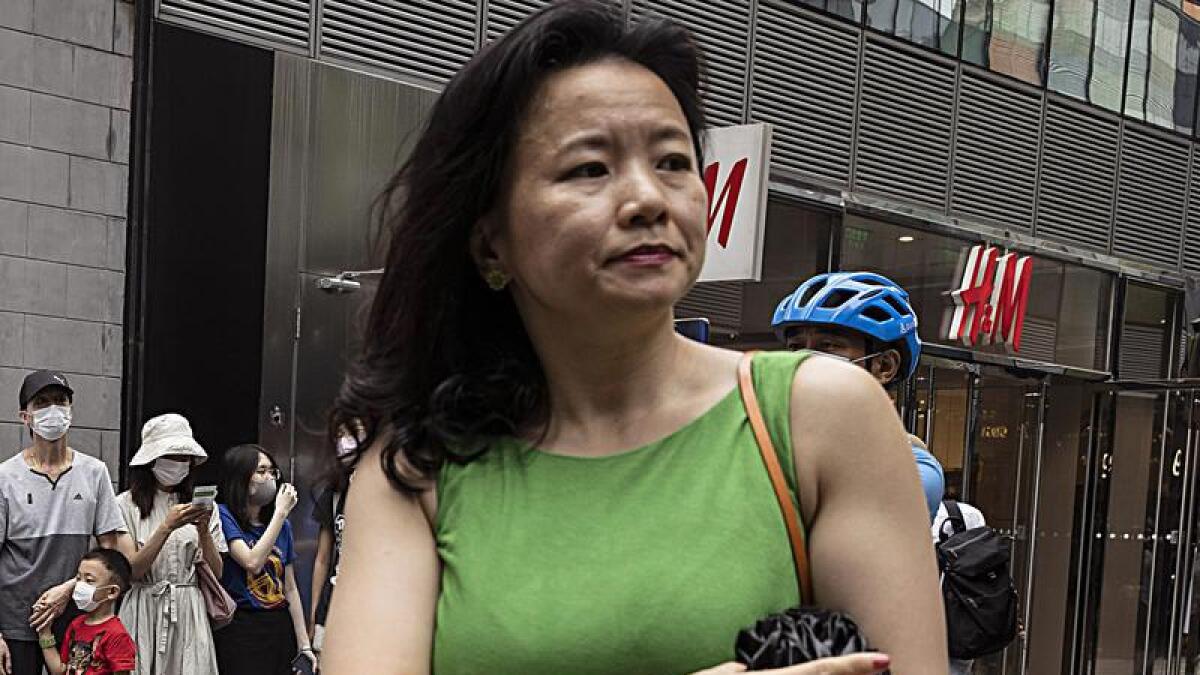 Chinese-born Australian journalist Cheng Lei (file image)