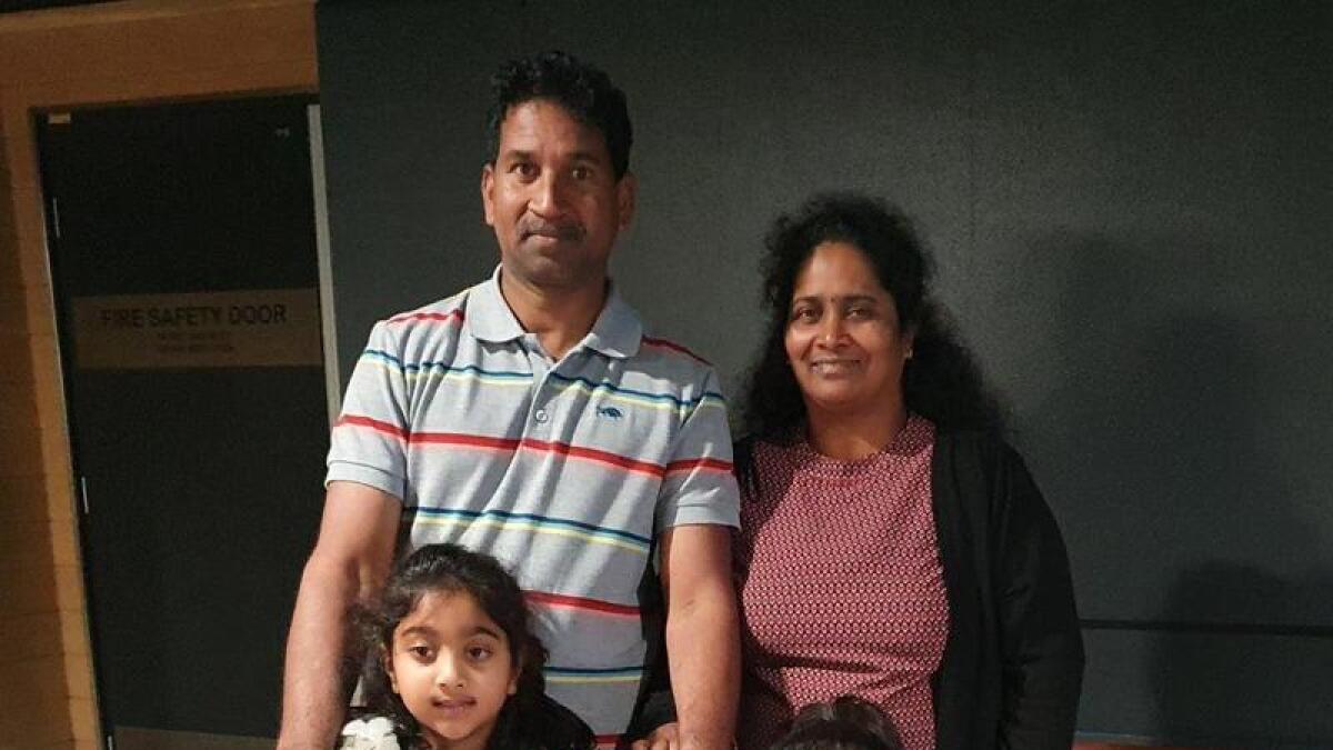 Priya, Nades, Kopika and Tharnicaa Murugappan in Perth.