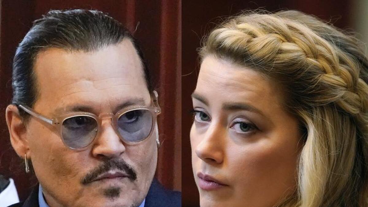 Johnny Depp (l) and Amber Heard are engaged in a defamation case.